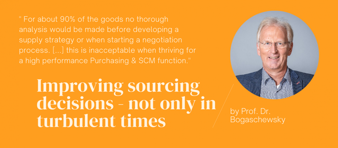 Improving sourcing decisions
